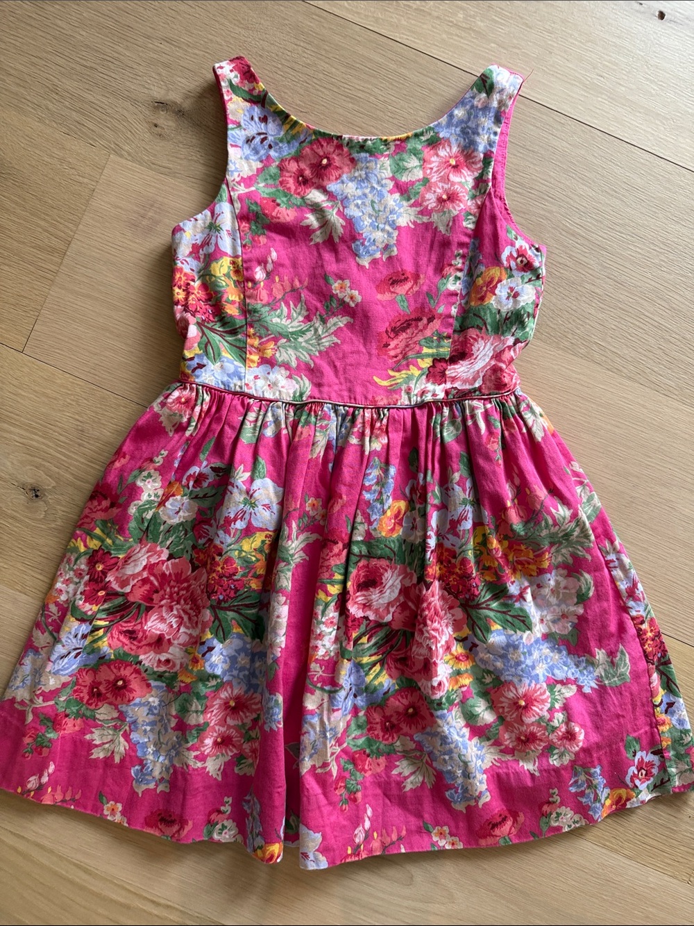 Polo Ralph Lauren Girls' Pink Floral Dress